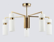 Люстра на штанге Ambrella Light LH LH56124 цвет плафона/подвески Белый, цвет арматуры Латунь-3