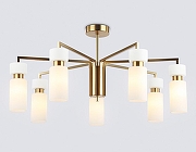 Люстра на штанге Ambrella Light LH LH56126 цвет плафона/подвески Белый, цвет арматуры Латунь-1