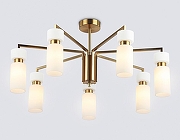 Люстра на штанге Ambrella Light LH LH56126 цвет плафона/подвески Белый, цвет арматуры Латунь-2