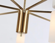 Люстра на штанге Ambrella Light LH LH56126 цвет плафона/подвески Белый, цвет арматуры Латунь-5