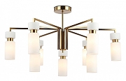 Люстра на штанге Ambrella Light LH LH56128 цвет плафона/подвески Белый, цвет арматуры Латунь