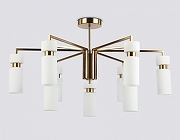 Люстра на штанге Ambrella Light LH LH56128 цвет плафона/подвески Белый, цвет арматуры Латунь-2