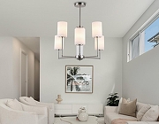 Люстра на штанге Ambrella Light HIGH LIGHT LH56211 цвет плафона/подвески Белый, цвет арматуры Никель-5