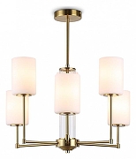 Люстра на штанге Ambrella Light HIGH LIGHT LH56215 цвет плафона/подвески Белый, цвет арматуры Латунь