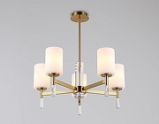 Люстра на штанге Ambrella Light HIGH LIGHT LH56261 цвет плафона/подвески Белый, цвет арматуры Латунь-1
