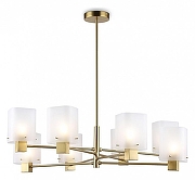 Люстра на штанге Ambrella Light HIGH LIGHT LH57033 цвет плафона/подвески Белый, цвет арматуры Латунь