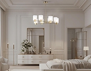 Люстра на штанге Ambrella Light HIGH LIGHT LH57033 цвет плафона/подвески Белый, цвет арматуры Латунь-6