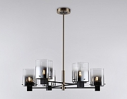 Люстра на штанге Ambrella Light HIGH LIGHT LH57041 цвет плафона/подвески Светло-серый, цвет арматуры Латунь, Черный-1