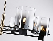 Люстра на штанге Ambrella Light HIGH LIGHT LH57043 цвет плафона/подвески Светло-серый, цвет арматуры Латунь, Черный-5