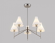 Люстра на штанге Ambrella Light HIGH LIGHT LH57123 цвет плафона/подвески Белый, цвет арматуры Никель-2