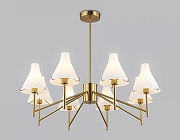 Люстра на штанге Ambrella Light HIGH LIGHT LH57135 цвет плафона/подвески Белый, цвет арматуры Латунь-2