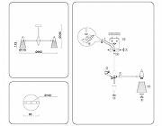 Люстра на штанге Ambrella Light LH LH58114 цвет плафона/подвески Коричневый, Светло-серый, цвет арматуры Черный-6