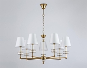 Люстра Ambrella Light LH LH71023 цвет плафона/подвески Белый, Прозрачный, цвет арматуры Латунь, Прозрачный-3