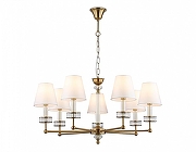 Люстра Ambrella Light LH LH71023 цвет плафона/подвески Белый, Прозрачный, цвет арматуры Латунь, Прозрачный-4