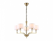 Люстра Ambrella Light HIGH LIGHT LH71131 цвет плафона/подвески Белый, цвет арматуры Латунь, Прозрачный-1