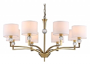 Люстра Ambrella Light HIGH LIGHT LH71133 цвет плафона/подвески Белый, цвет арматуры Латунь, Прозрачный