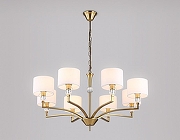 Люстра Ambrella Light HIGH LIGHT LH71133 цвет плафона/подвески Белый, цвет арматуры Латунь, Прозрачный-2