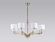 Люстра Ambrella Light HIGH LIGHT LH71133 цвет плафона/подвески Белый, цвет арматуры Латунь, Прозрачный-3