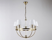 Люстра Ambrella Light HIGH LIGHT LH71251 цвет плафона/подвески Белый, цвет арматуры Латунь, Прозрачный-3