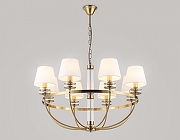 Люстра Ambrella Light HIGH LIGHT LH71253 цвет плафона/подвески Белый, цвет арматуры Латунь, Прозрачный-2