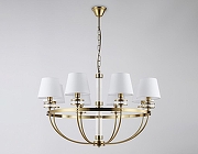 Люстра Ambrella Light HIGH LIGHT LH71253 цвет плафона/подвески Белый, цвет арматуры Латунь, Прозрачный-3