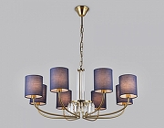 Люстра Ambrella Light HIGH LIGHT LH71273 цвет плафона/подвески Синий, цвет арматуры Латунь, Прозрачный-2