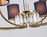 Люстра Ambrella Light HIGH LIGHT LH71273 цвет плафона/подвески Синий, цвет арматуры Латунь, Прозрачный-5