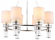 Люстра Ambrella Light HIGH LIGHT LH71291 цвет плафона/подвески Белый, цвет арматуры Прозрачный, Никель