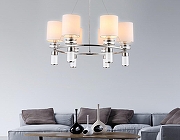 Люстра Ambrella Light HIGH LIGHT LH71291 цвет плафона/подвески Белый, цвет арматуры Прозрачный, Никель-6
