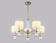 Люстра на штанге Ambrella Light HIGH LIGHT LH71301 цвет плафона/подвески Белый, цвет арматуры Золото-1