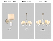 Люстра на штанге Ambrella Light HIGH LIGHT LH71301 цвет плафона/подвески Белый, цвет арматуры Золото-3