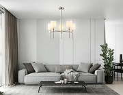 Люстра на штанге Ambrella Light HIGH LIGHT LH72371 цвет плафона/подвески Белый, цвет арматуры Латунь-5