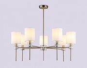 Люстра на штанге Ambrella Light HIGH LIGHT LH72373 цвет плафона/подвески Белый, цвет арматуры Латунь-1