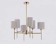 Люстра на штанге Ambrella Light LH LH72381 цвет плафона/подвески Серый, цвет арматуры Латунь-1
