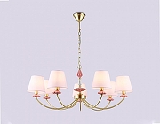 Люстра Ambrella Light HIGH LIGHT LH75025 цвет плафона/подвески Розовый, цвет арматуры Золото, Розовый-2