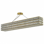 Люстра Arti Lampadari Lioni Lioni E 1.5.120x16.100 G цвет плафона/подвески Прозрачный, цвет арматуры Золото-1