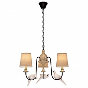 Люстра Loft it B1rds LOFT1029A-3 цвет плафона/подвески Бежевый, Белый, цвет арматуры Бежевый, Коричневый-1