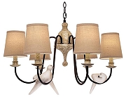 Люстра Loft it B1rds LOFT1029A-6 цвет плафона/подвески Бежевый, Белый, цвет арматуры Бежевый, Коричневый