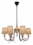 Люстра Loft it B1rds LOFT1029A-6 цвет плафона/подвески Бежевый, Белый, цвет арматуры Бежевый, Коричневый-1