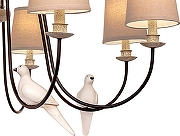 Люстра Loft it B1rds LOFT1029A-8 цвет плафона/подвески Бежевый, Белый, цвет арматуры Бежевый, Коричневый-4