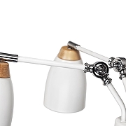 Люстра Loft it Watchman LOFT4402/6WH цвет плафона/подвески Белый, цвет арматуры Белый, Коричневый-3