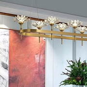 Люстра Imperiumloft LOTOS LONG LOTOS-LONG01 цвет плафона/подвески Прозрачный, цвет арматуры Латунь-8