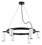 Люстра Lightstar Rullo LR016363863 цвет плафона/подвески Белый, цвет арматуры Черный-1