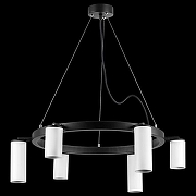 Люстра Lightstar Rullo LR016363863 цвет плафона/подвески Белый, цвет арматуры Черный-2