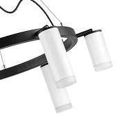 Люстра Lightstar Rullo LR0163638630 цвет плафона/подвески Белый, цвет арматуры Черный-3
