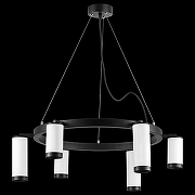 Люстра Lightstar Rullo LR0163638637 цвет плафона/подвески Белый, Черный, цвет арматуры Черный-2
