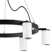 Люстра Lightstar Rullo LR016366 цвет плафона/подвески Белый, цвет арматуры Черный-3