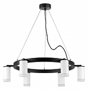 Люстра Lightstar Rullo LR0163660 цвет плафона/подвески Белый, цвет арматуры Черный-1