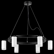 Люстра Lightstar Rullo LR0163660 цвет плафона/подвески Белый, цвет арматуры Черный-2