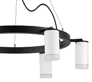 Люстра Lightstar Rullo LR0163660 цвет плафона/подвески Белый, цвет арматуры Черный-3